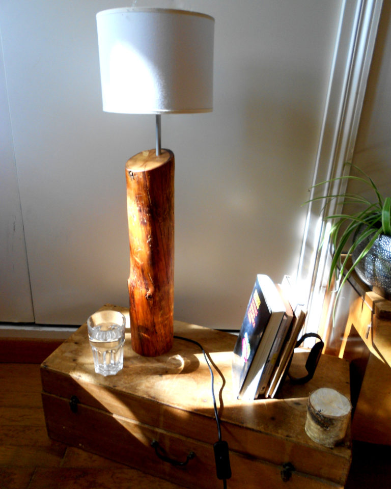 luminaire lampe vieux bois Grenoble