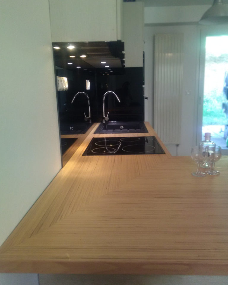 agencement cuisine plan travail baubuche contemporain moderne design