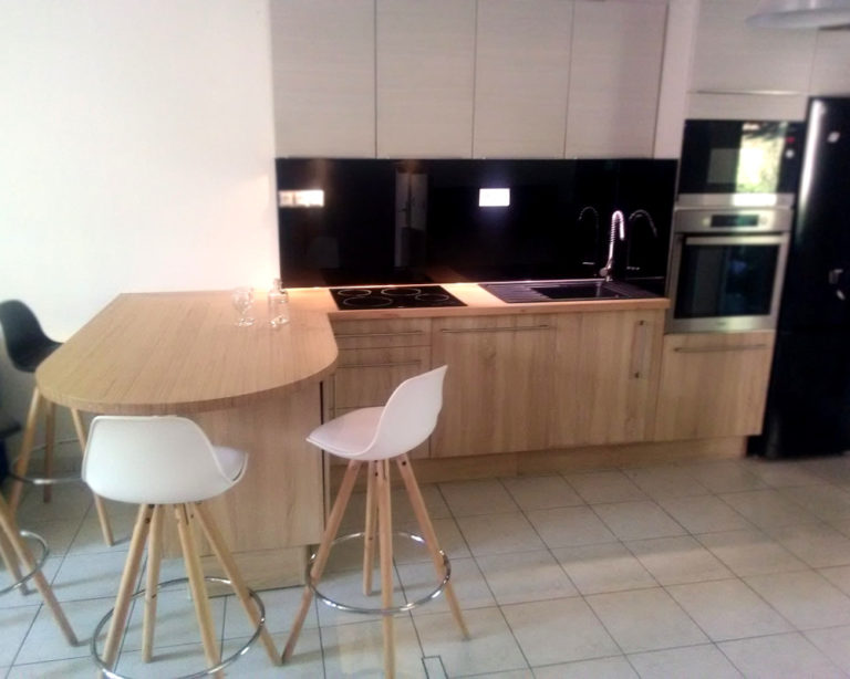agencement cuisine plan travail baubuche contemporain moderne design